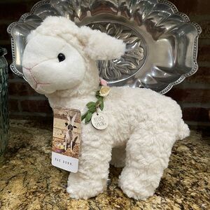 Rae Dunn plush lamb - soft, plush and adorably cute HELLO SPRING   Brand new!